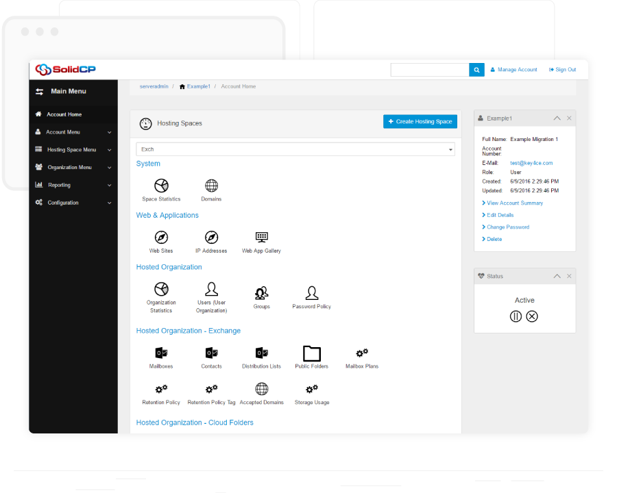 Get Windows VPS Hosting with SolidCP Control Panel